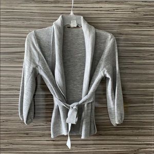 Tie waist cardigan